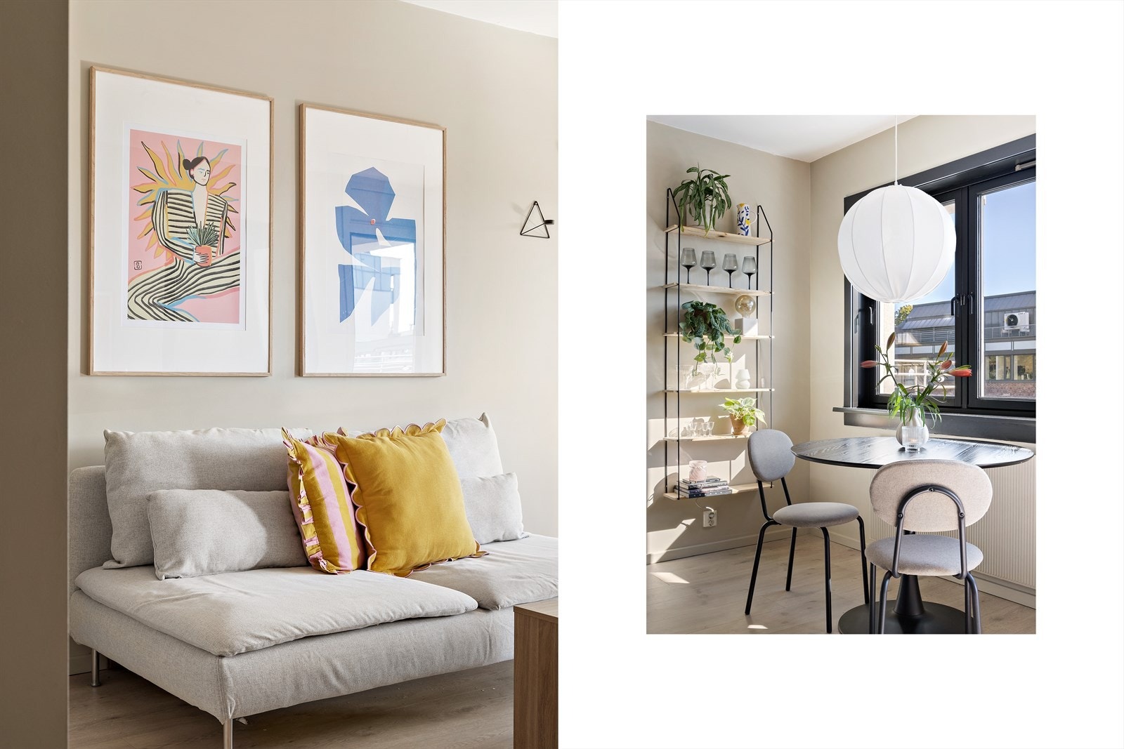 Felleskostnadene inkluderer både oppvarming, varmtvann og internett. Galleribilde