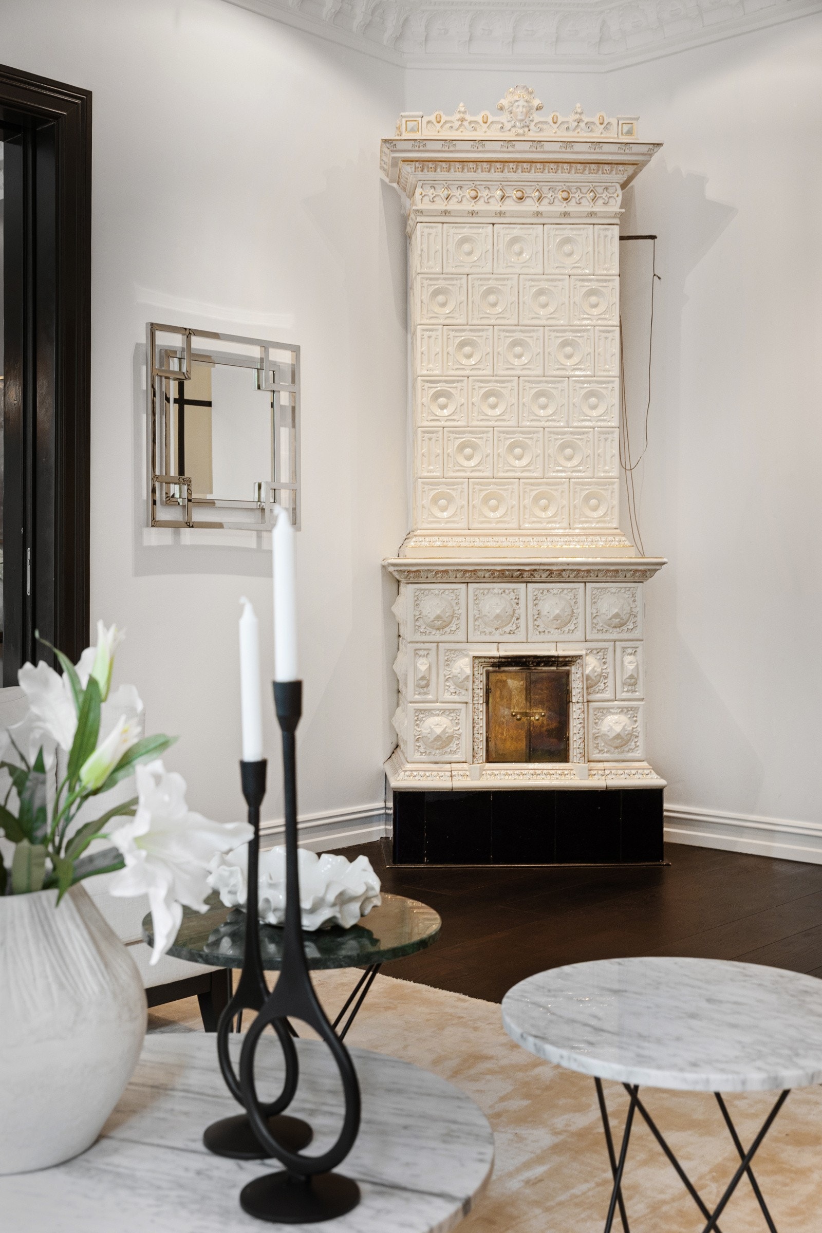 Original kakkelovn Galleribilde