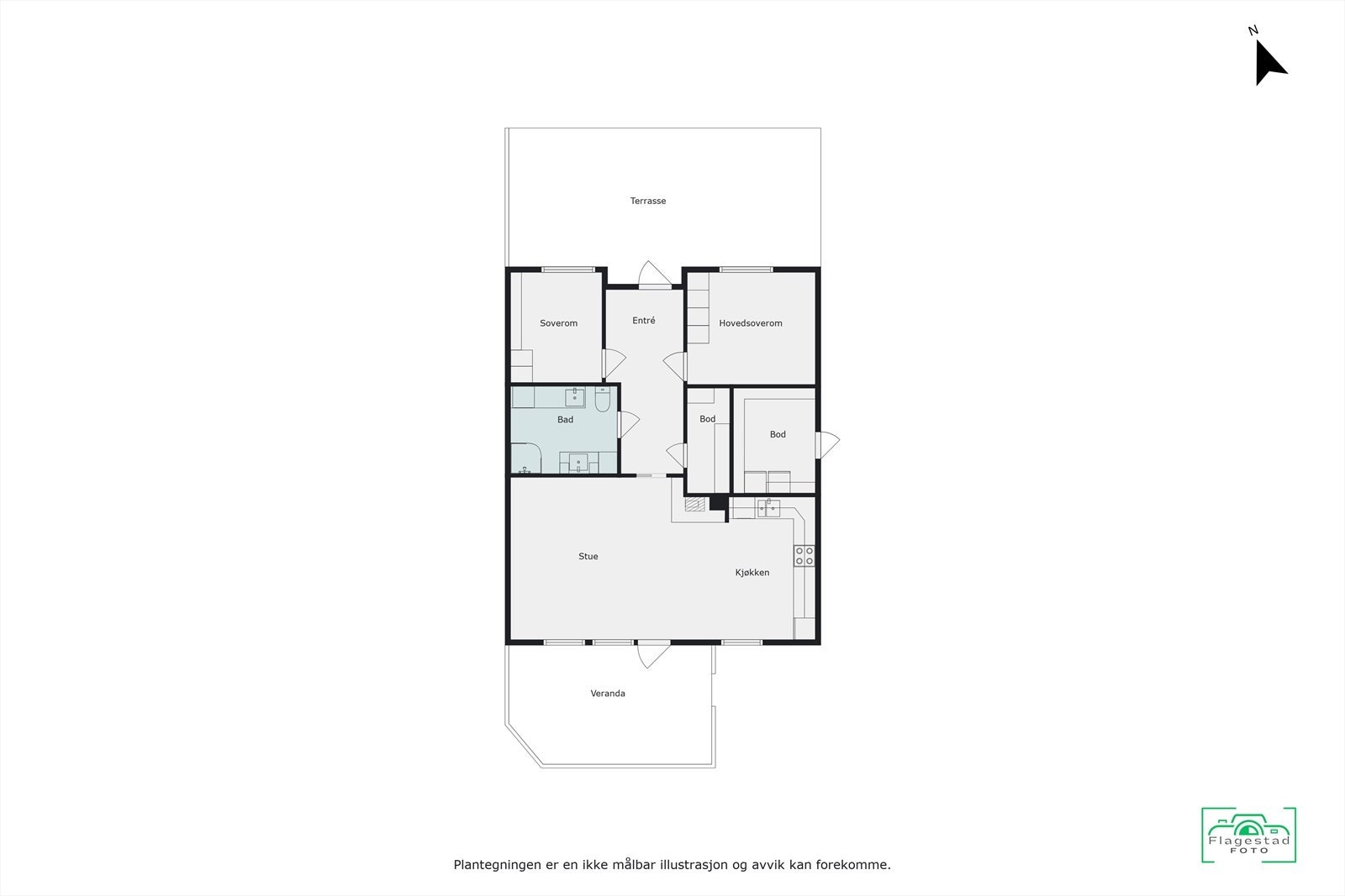 Plantegning Galleribilde