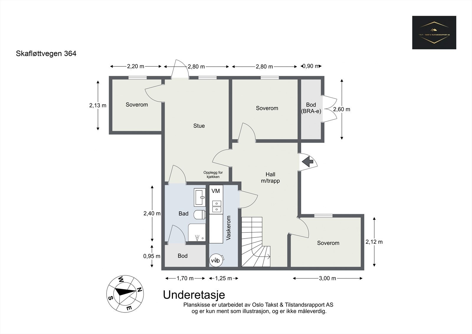 Planskisse - Skafløttvegen 364 - Underetasje.jpg Galleribilde