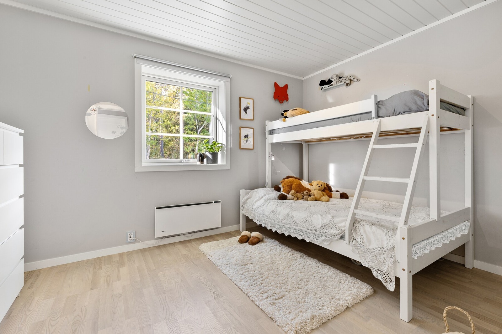 De øvrige rommene er ideelle som barnerom, gjesterom eller kontor. Galleribilde