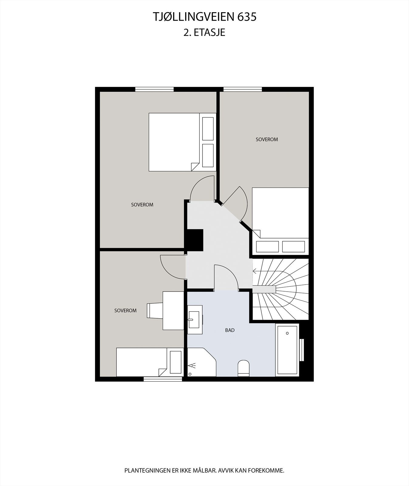 Plantegning 2ETG Galleribilde