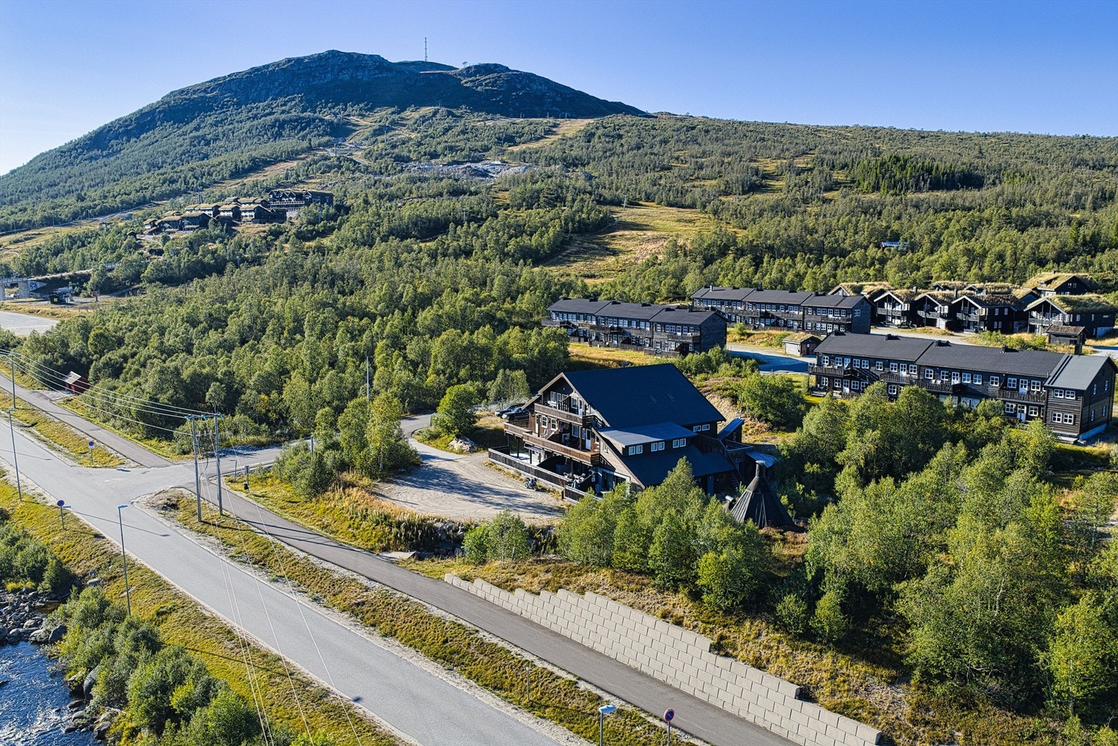 Avstand til skisenteret og alpinbakkene Galleribilde