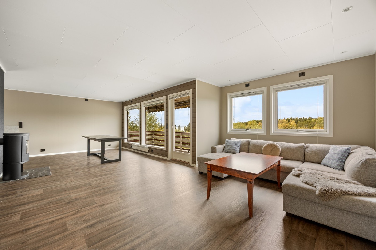 Vinduene sørger for gode dagslysforhold Galleribilde