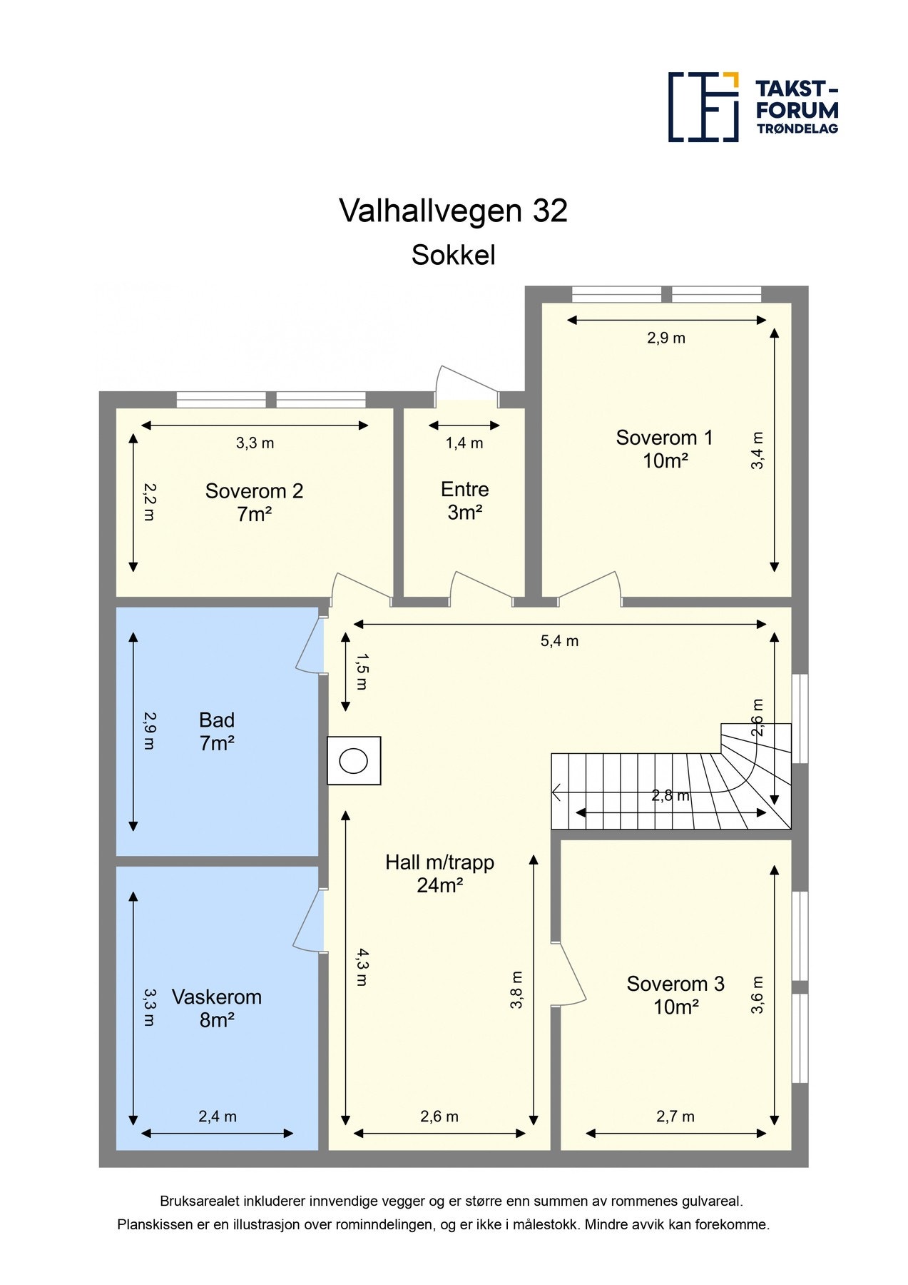 Planskisse sokkel Galleribilde