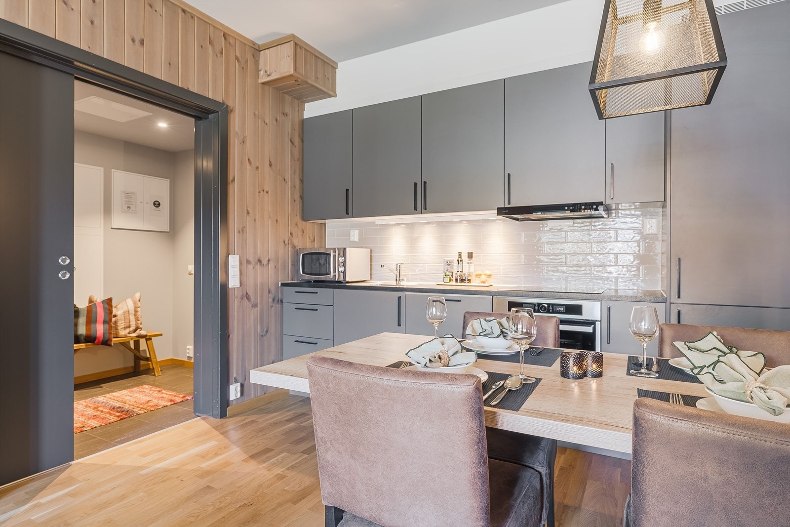 Leiligheten har balansert ventilasjon som sørger for et godt inneklima. Galleribilde