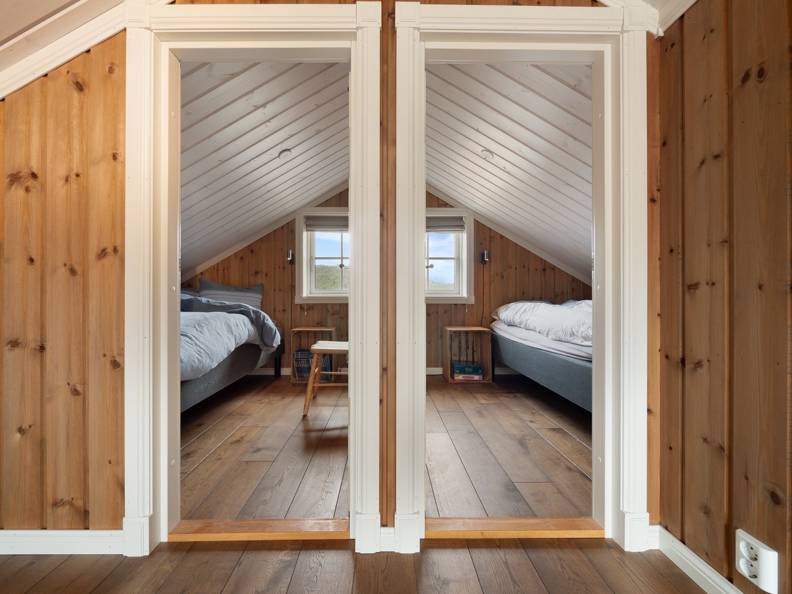 Loftet har to fine soverom. Galleribilde