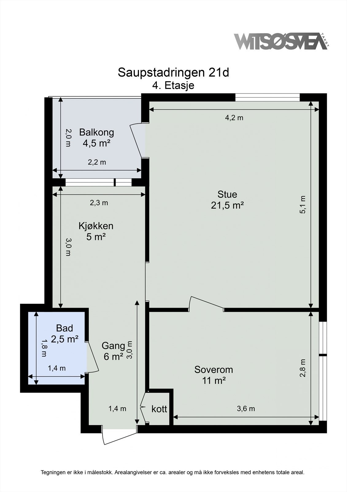 Floorplan letterhead - Saupstadringen 21d - 4. Etasje - 2D Floor Plan (1).jpg Galleribilde