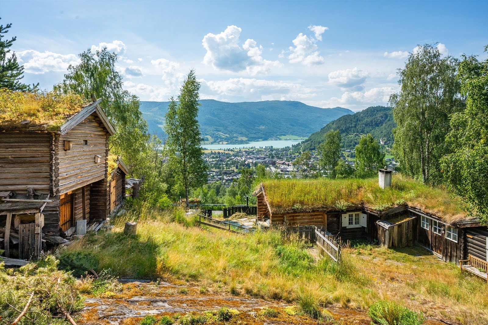 Eiendommen består av fritidsbolig, to anneks, stabbur med ekstra soveplasser og "grisestugu". Galleribilde