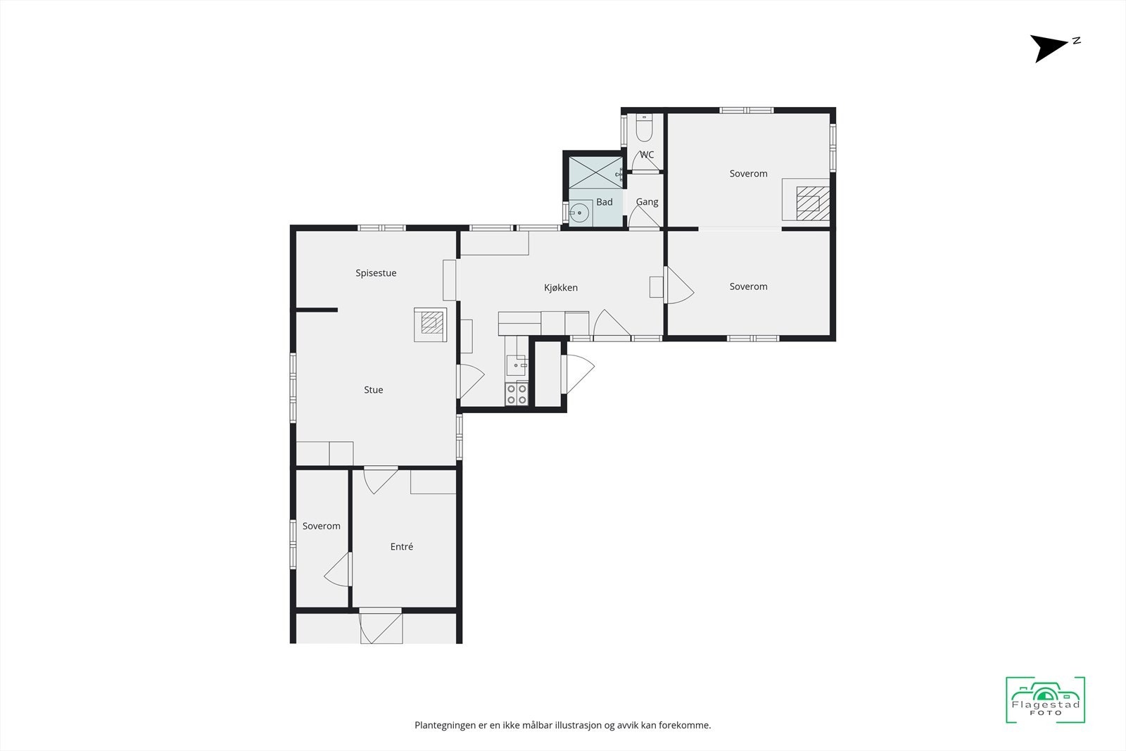 Plantegning Galleribilde