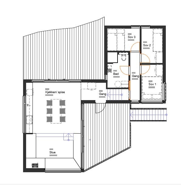 Plantegning Galleribilde
