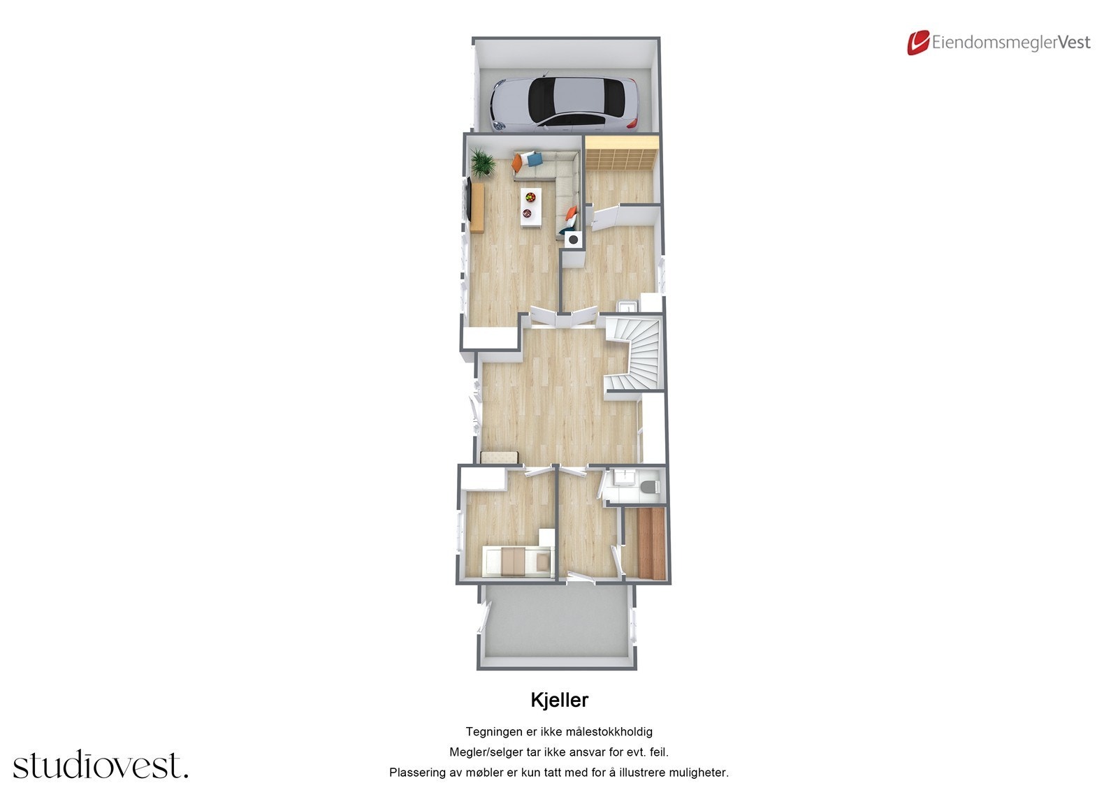 Plantegning kjeller Galleribilde