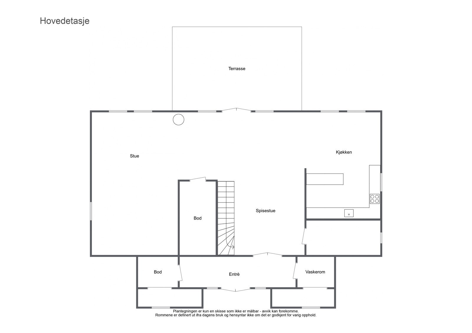 Plantegning for 1. Etasje Galleribilde