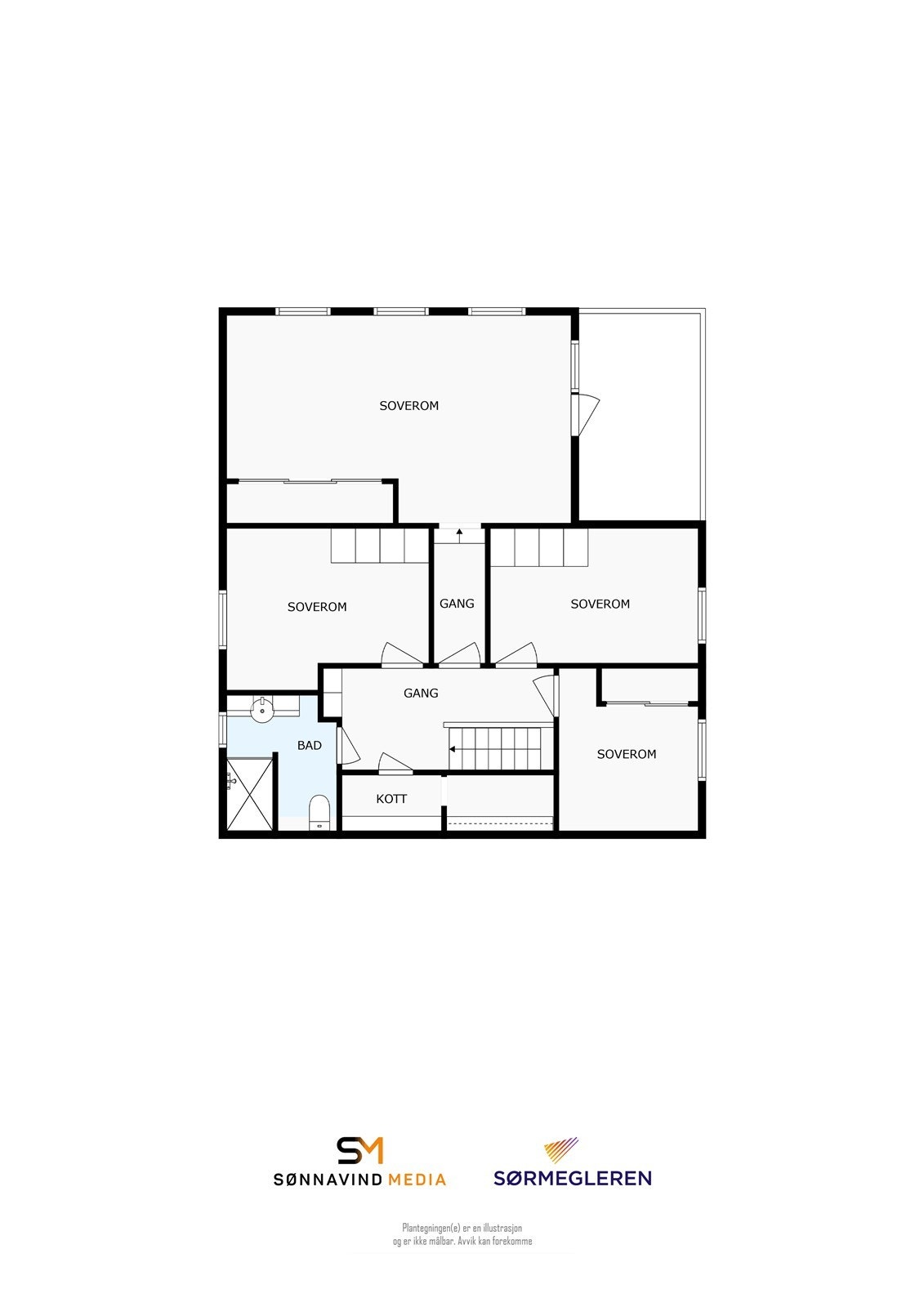 Plantegning 2. etg Galleribilde