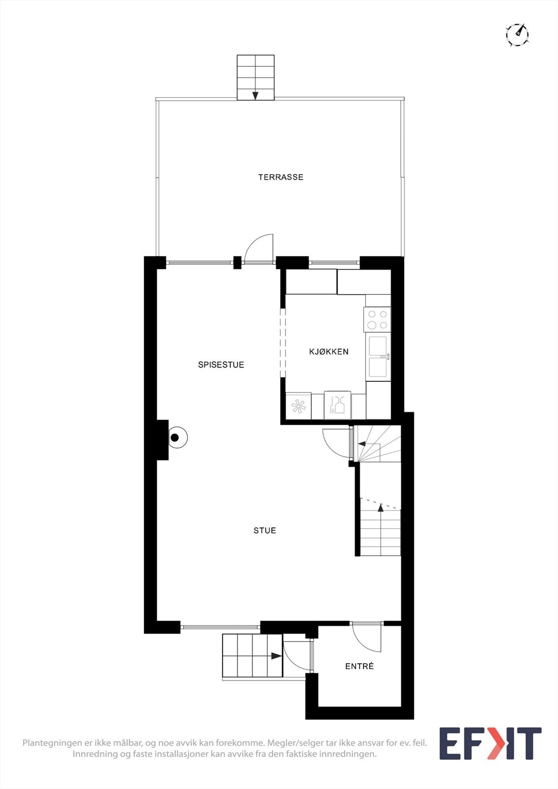 Plantegninger 1.etasje. Galleribilde