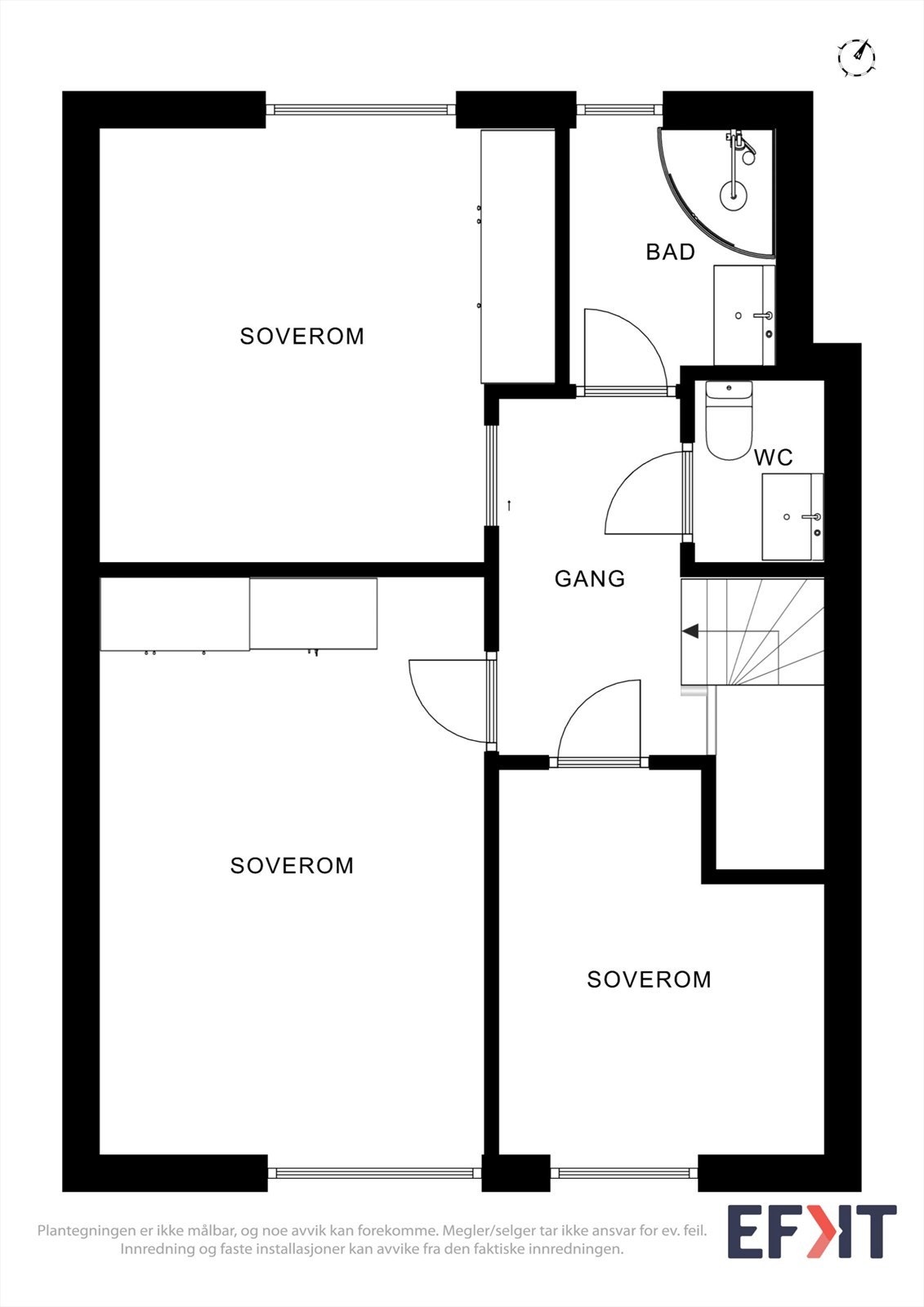 Plantegninger 2. etasje. Galleribilde