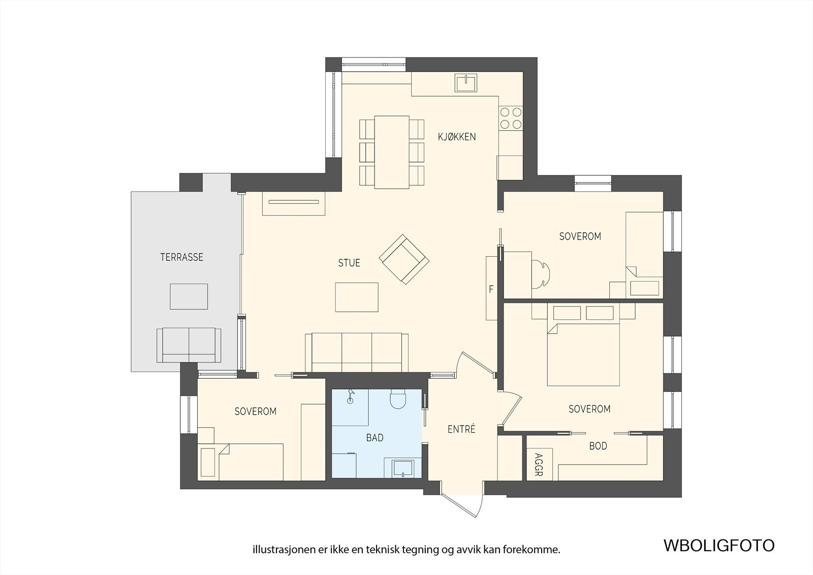 Plantegning Galleribilde
