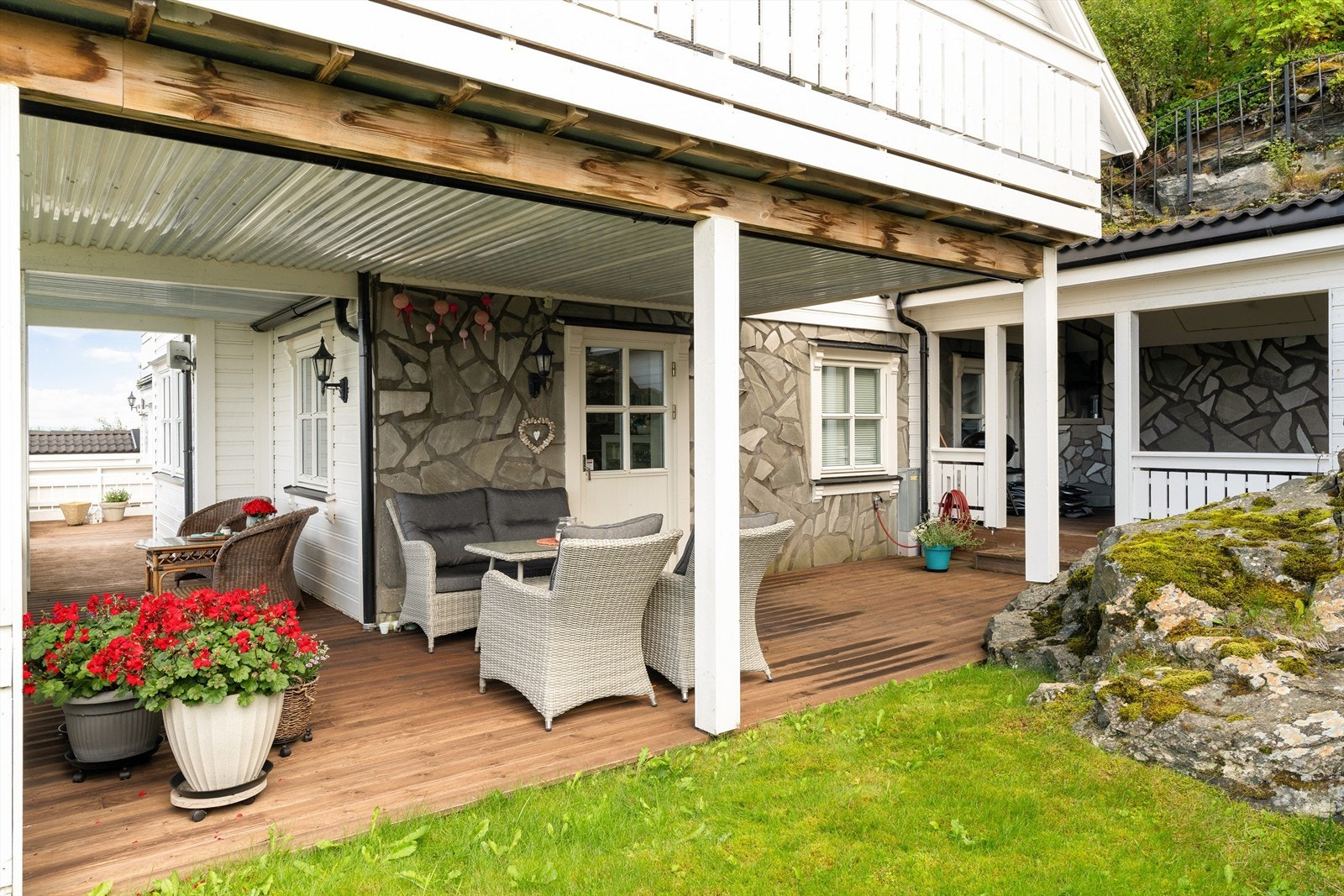 I underetasjen er det etablert en utleiedel med egen inngang. Galleribilde