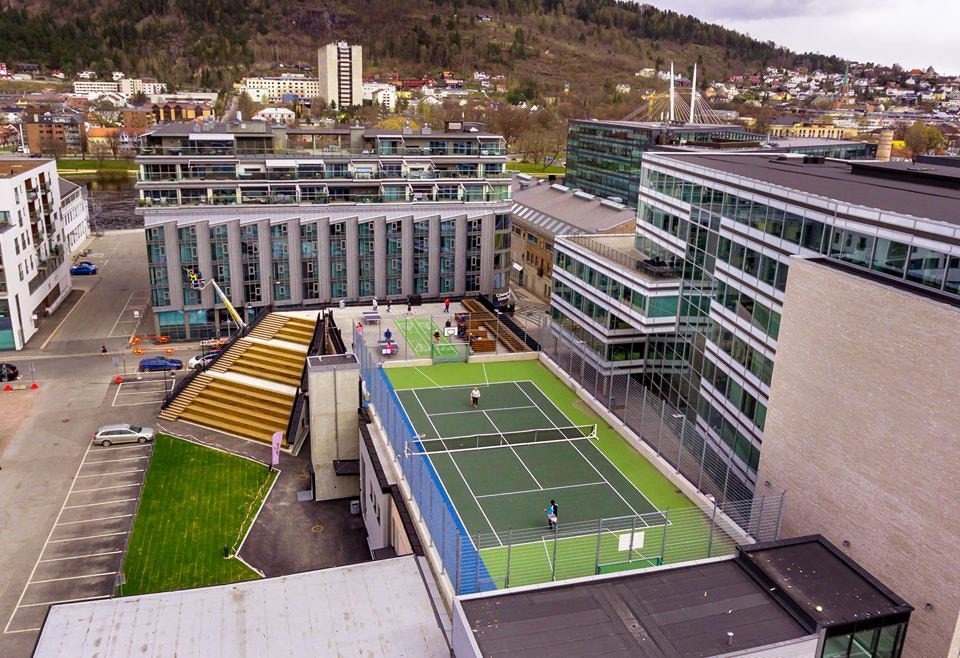 Tilgang til aktivitetsområde rett ved hotellet på Union Brygge Galleribilde