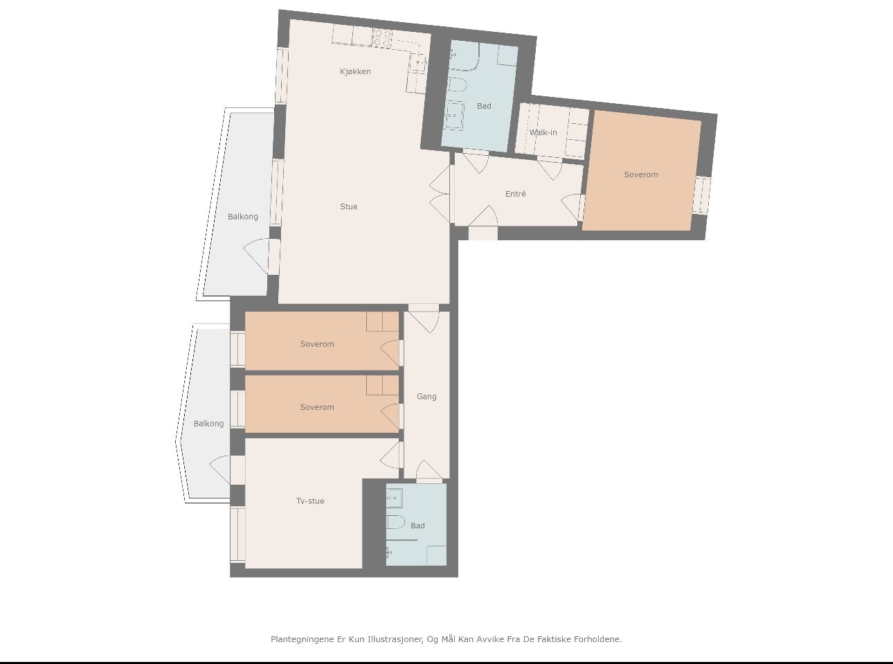Plantegning - 3. etasje. Galleribilde