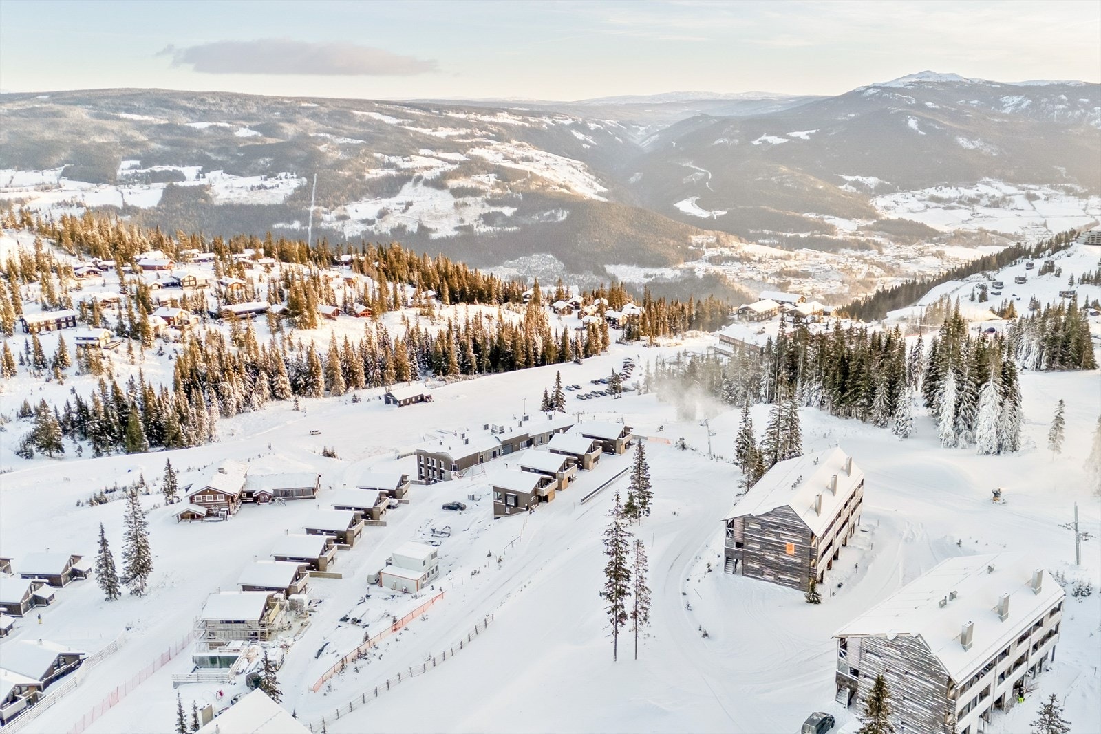 Dersom noen i familien foretrekker langrennsski, da ligger også praktfulle løyper rett på utsiden. Galleribilde