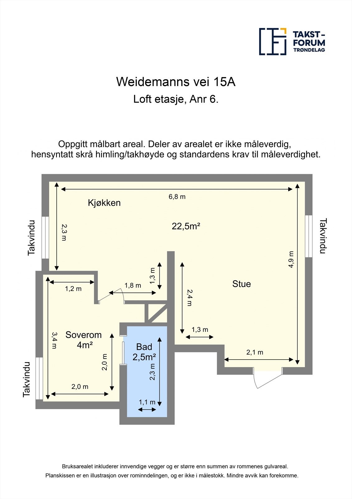 Dagens planløsning samsvarer med godkjente tegninger. Galleribilde