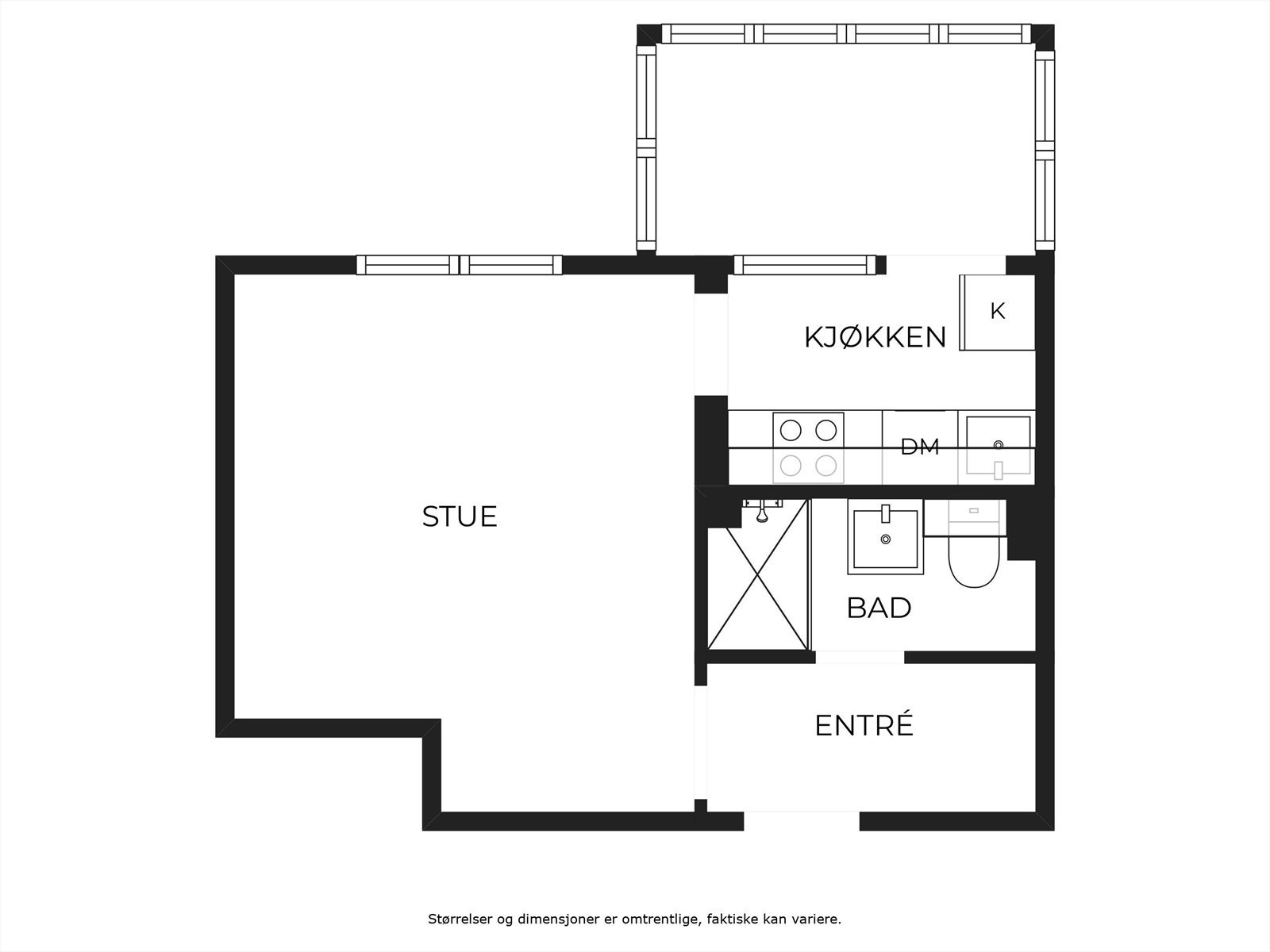 Plantegning Galleribilde