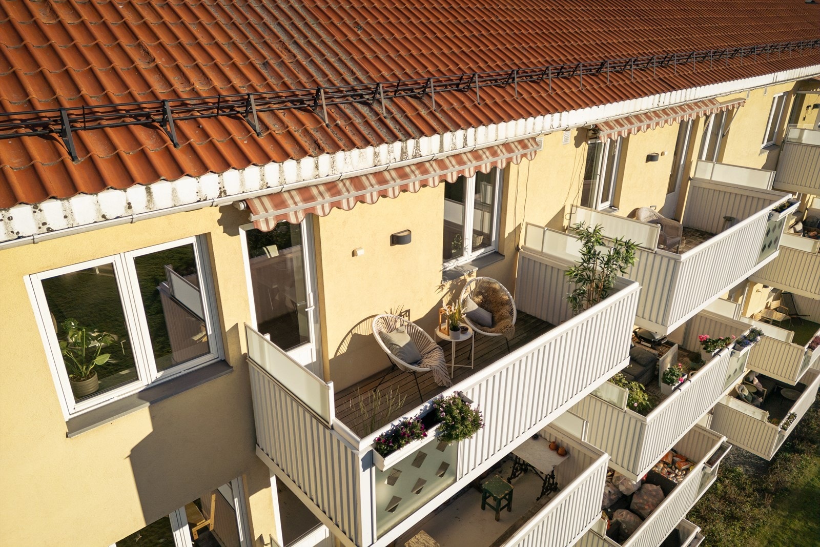 Toppleilighet med vidstrakt utsikt over Oslo og grøntarealer. Galleribilde