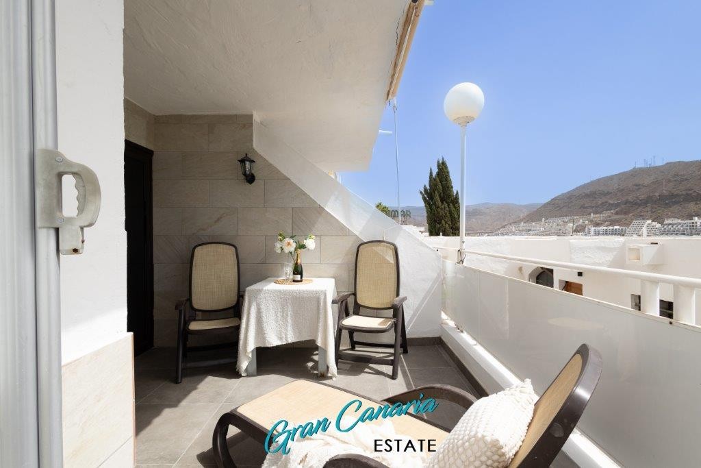 Stor skjermet terrasse Galleribilde