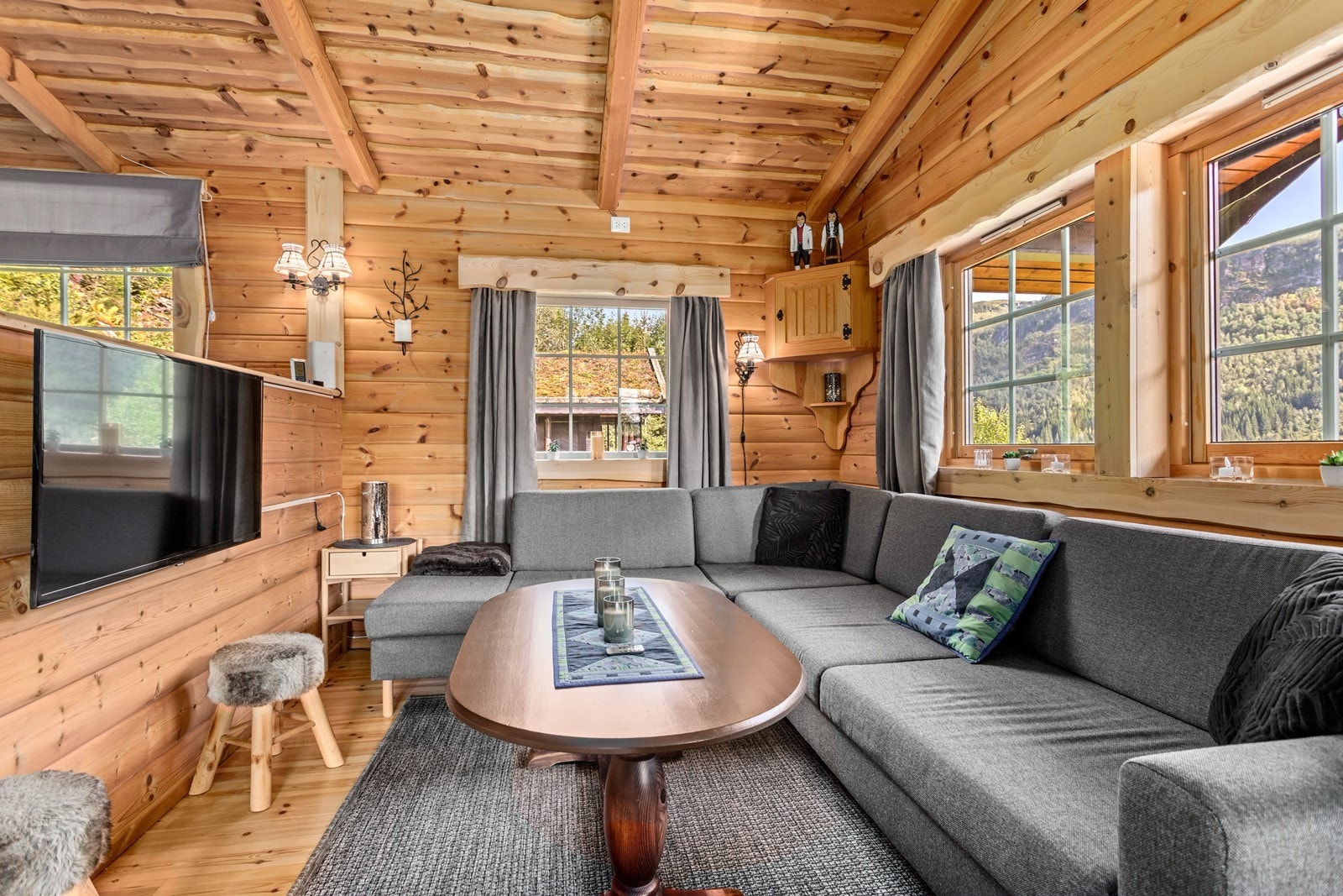 Her er det rom for sittegruppe. Galleribilde