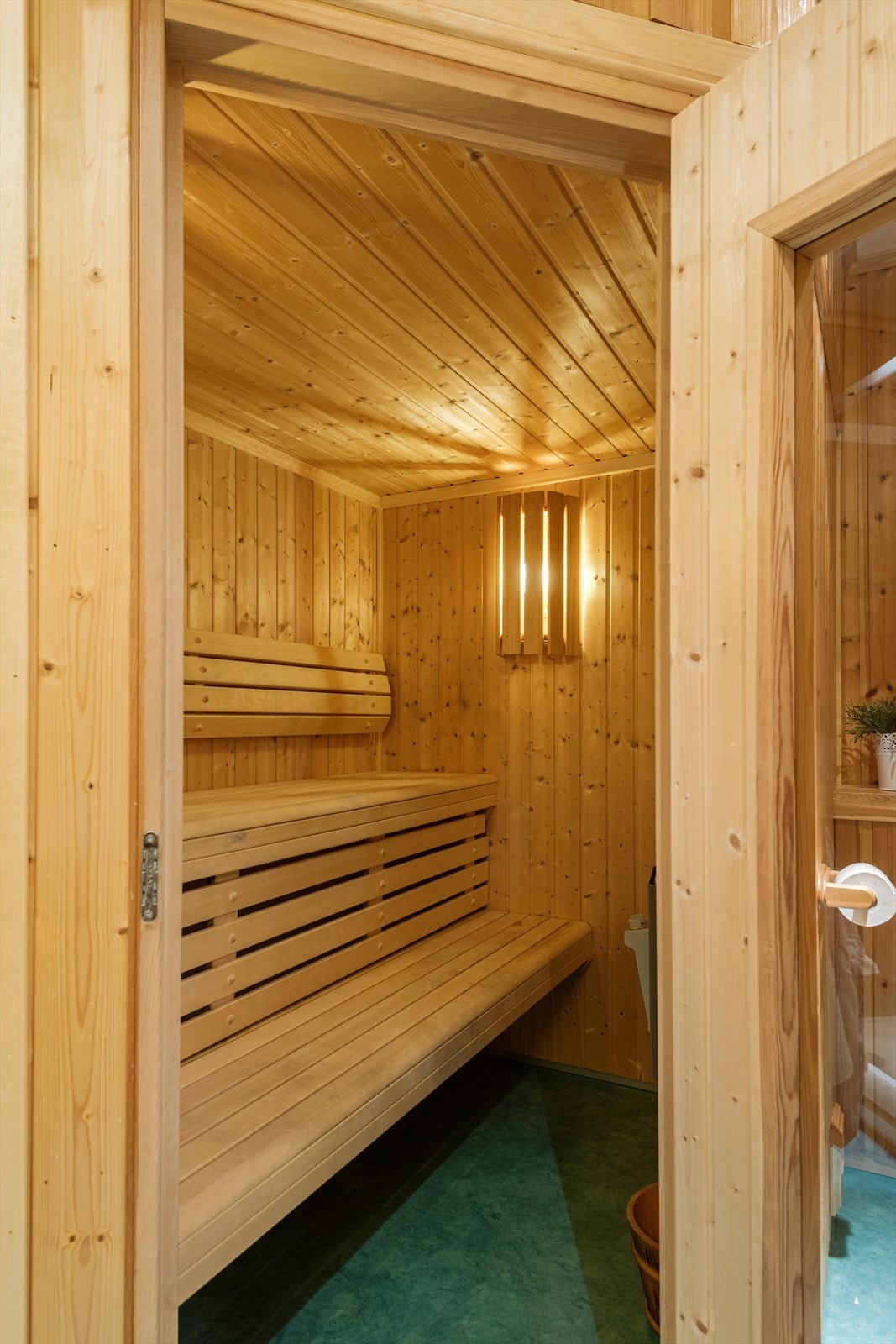 Badet på dette plan har badstue Galleribilde