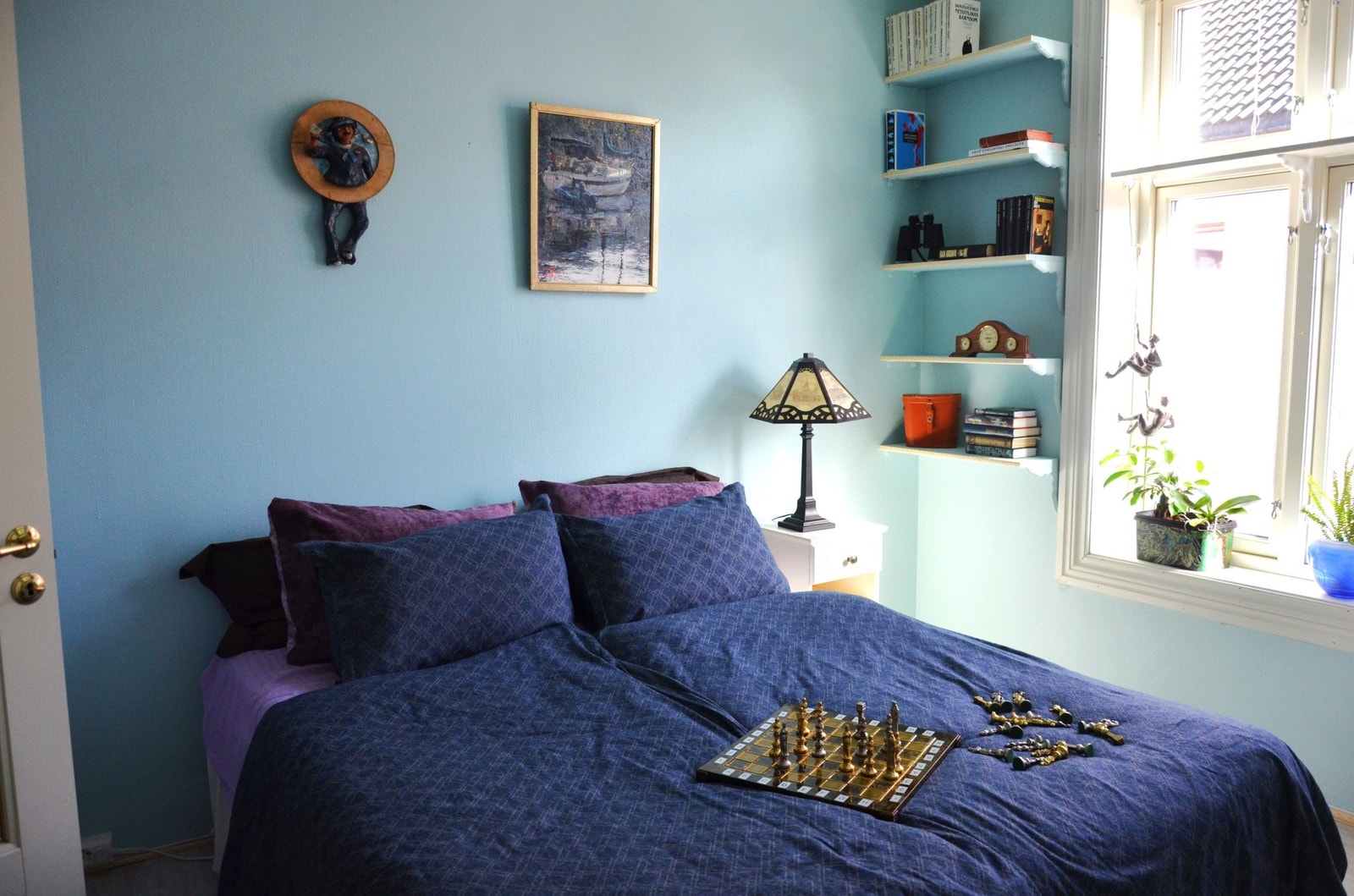 Det blå soverommet. Galleribilde