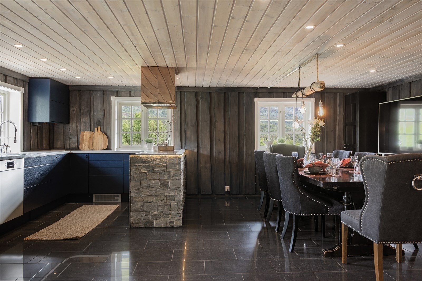 Åpen kjøkkenløsning. Galleribilde