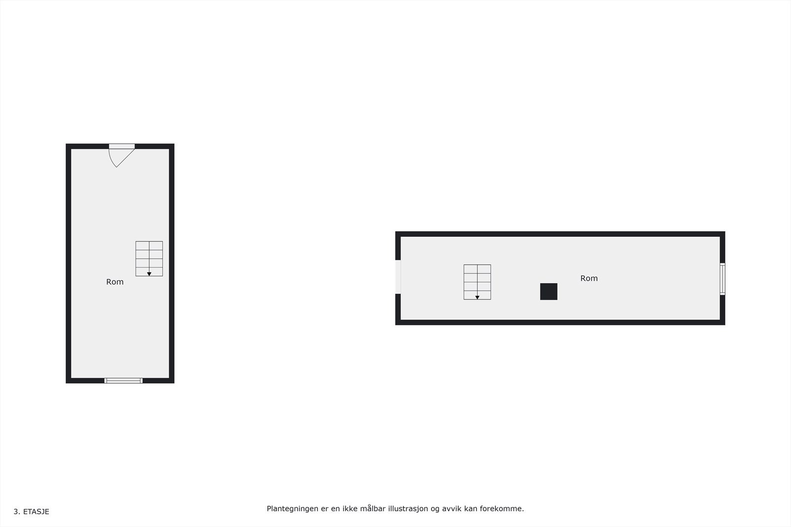 Plantegning loft. Galleribilde