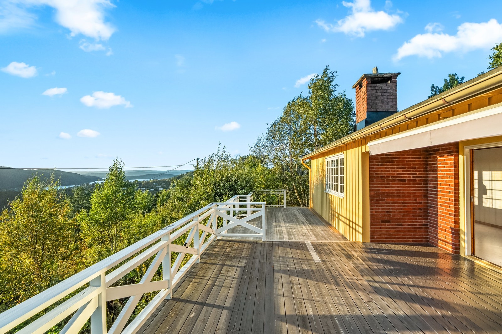Svært gode solforhold på terrassen. Galleribilde