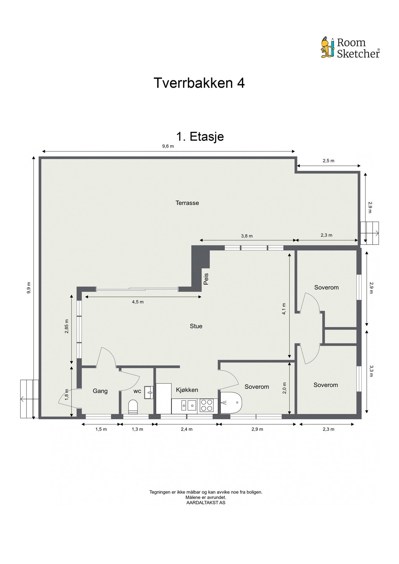 Planskisse. Galleribilde
