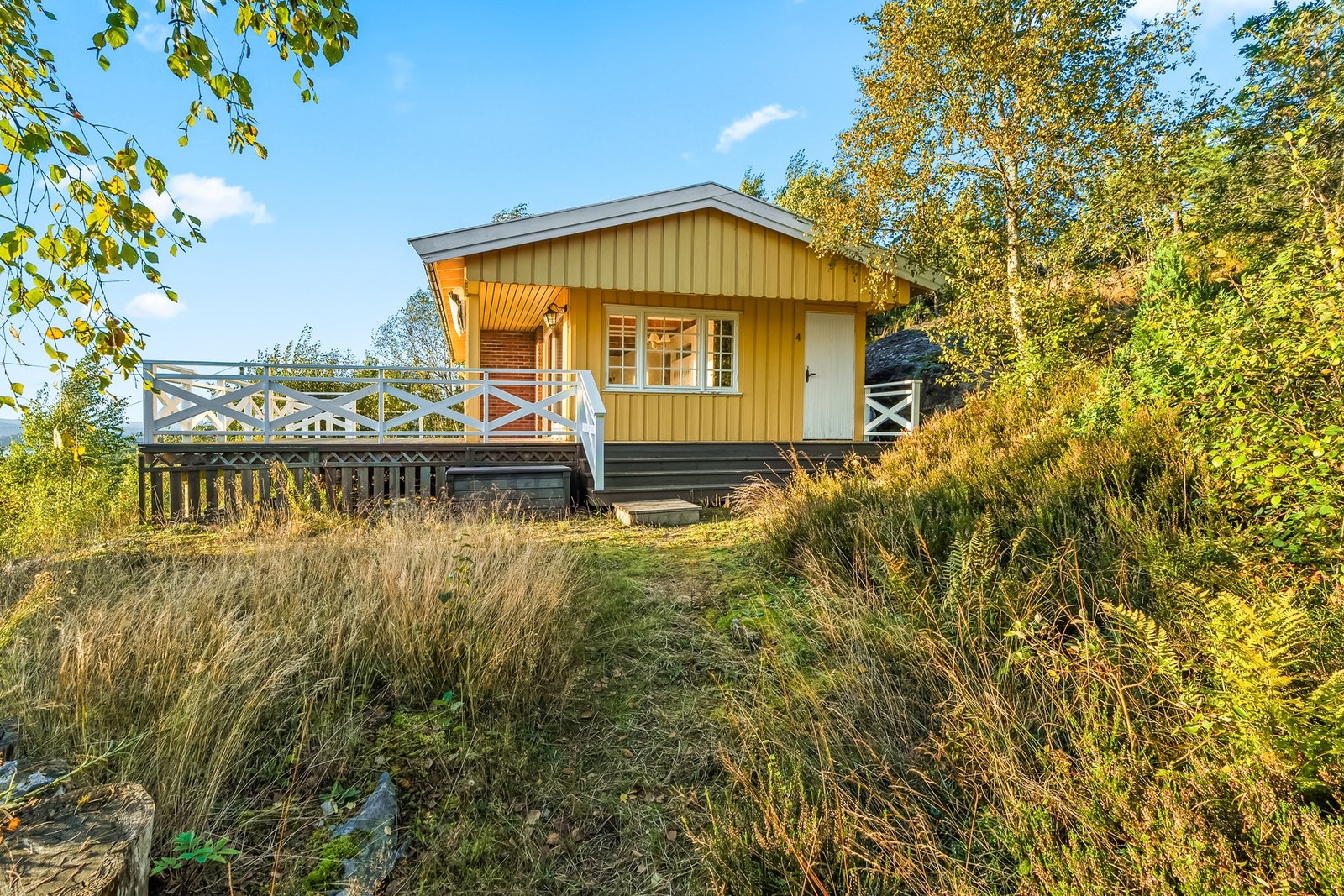 Grei adkomst til hytta. Galleribilde