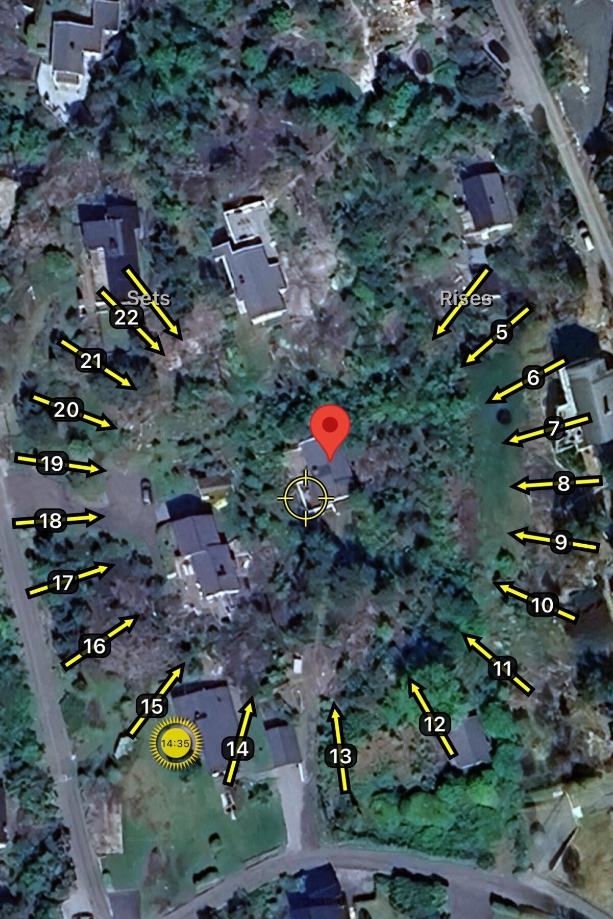 Fantastiske solforhold på eiendommen. Galleribilde