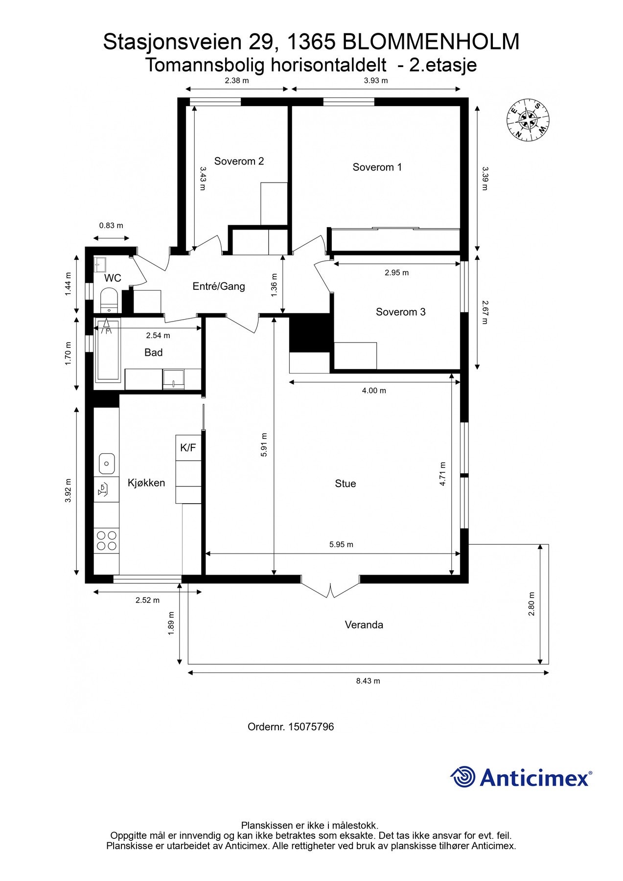Plantegning Galleribilde