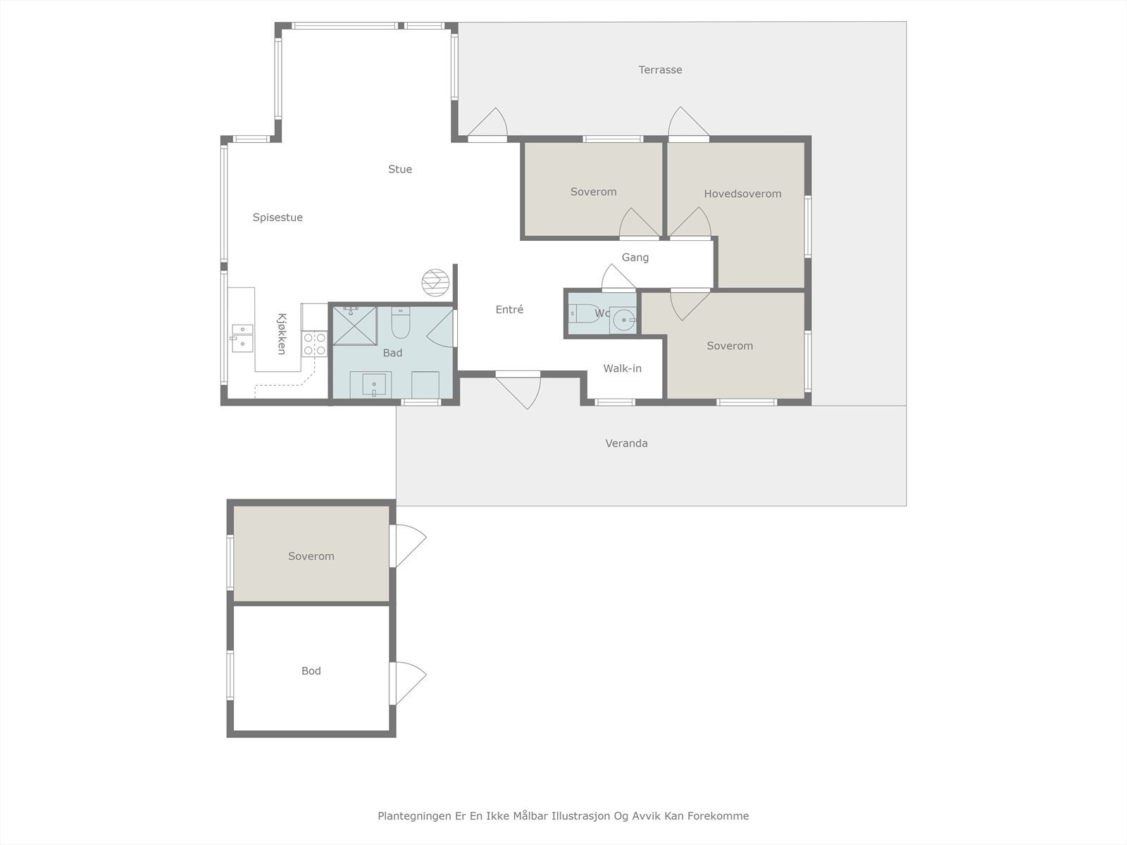 Plantegning Galleribilde