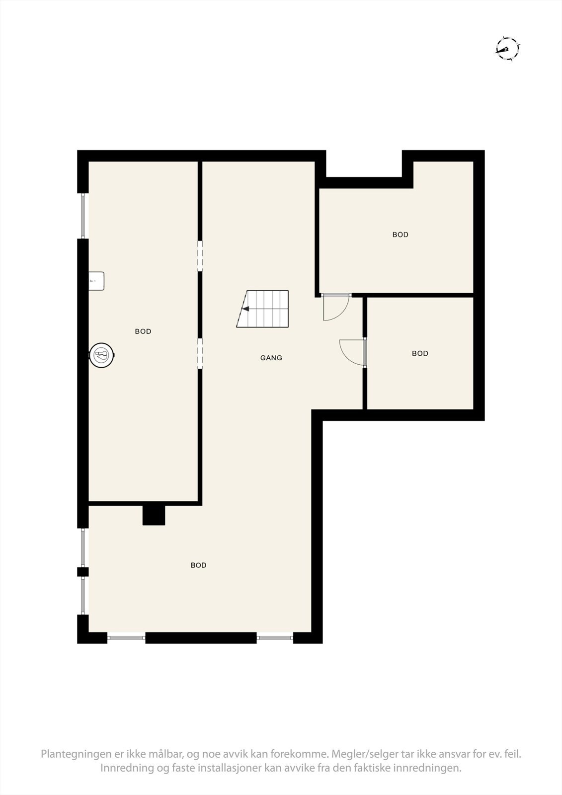 Plantegning - kjeller Galleribilde