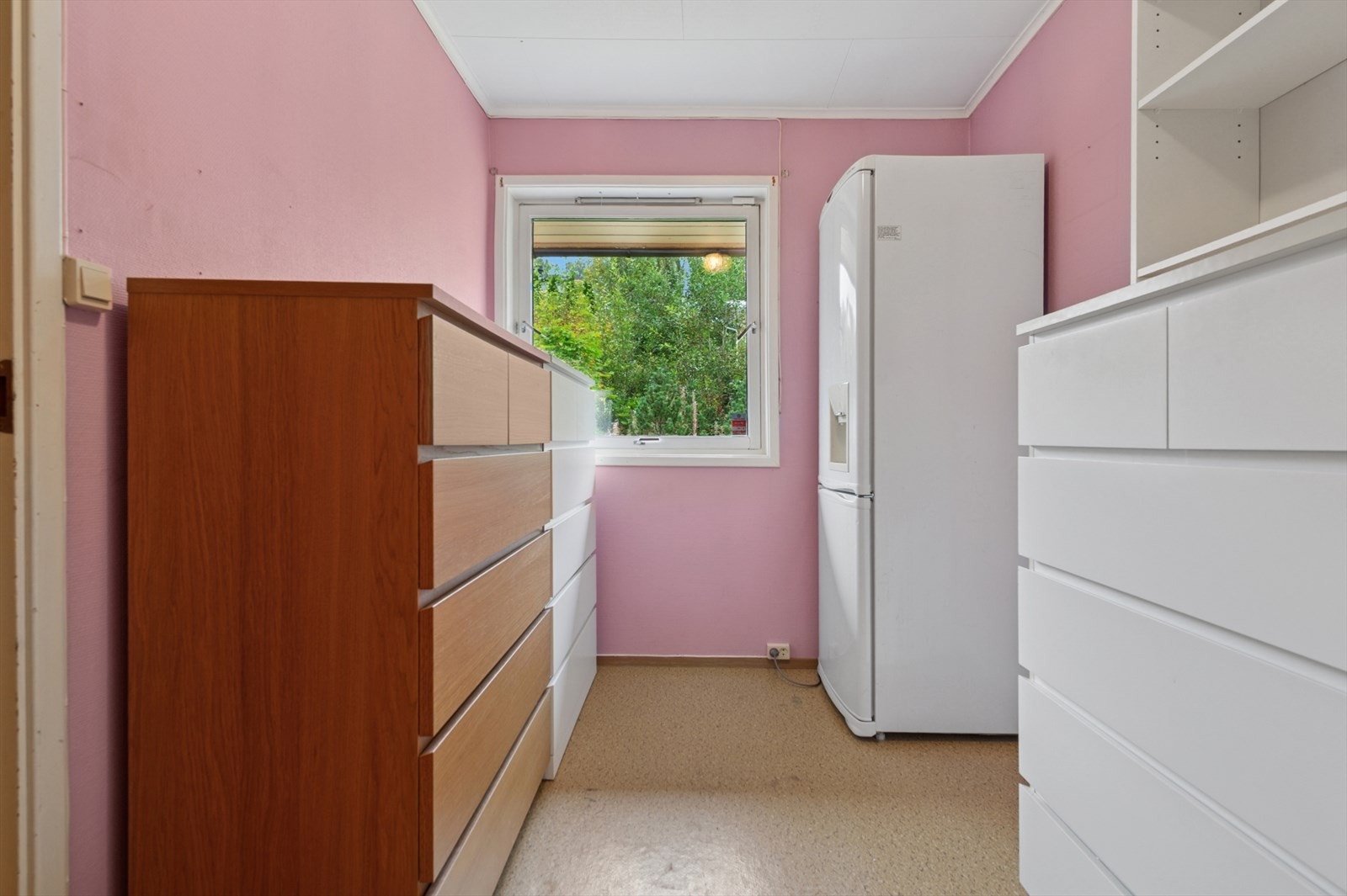 Her er det muligheter for et soverom eller å lage en walk-in-closet. Galleribilde