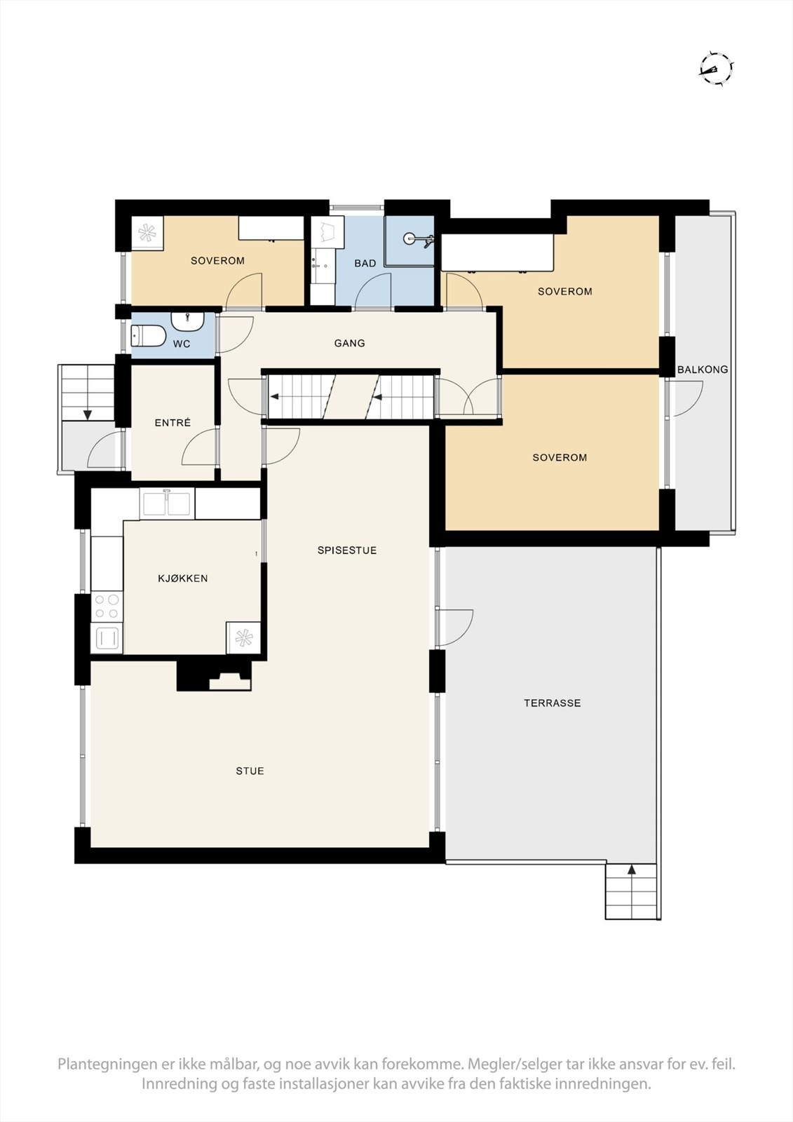 Plantegning 1.etasje Galleribilde