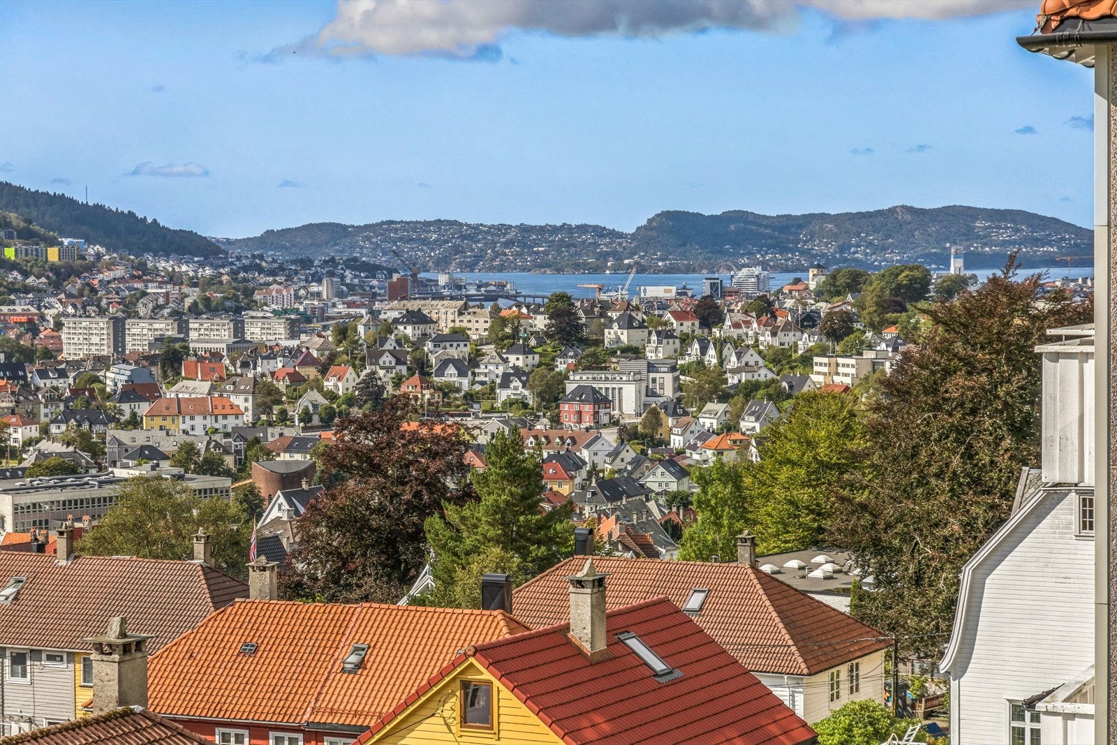 Boligen har en nydelig beliggenhet med fantastisk utsiktsforhold, og det er kort vei til det meste! Galleribilde