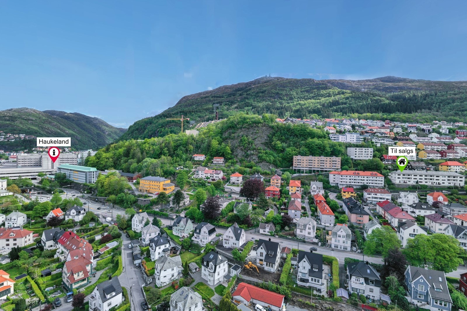 Leiligheten har en svært sentral beliggenhet, og spesielt for de som jobber på Haukeland/Haraldsplass Galleribilde