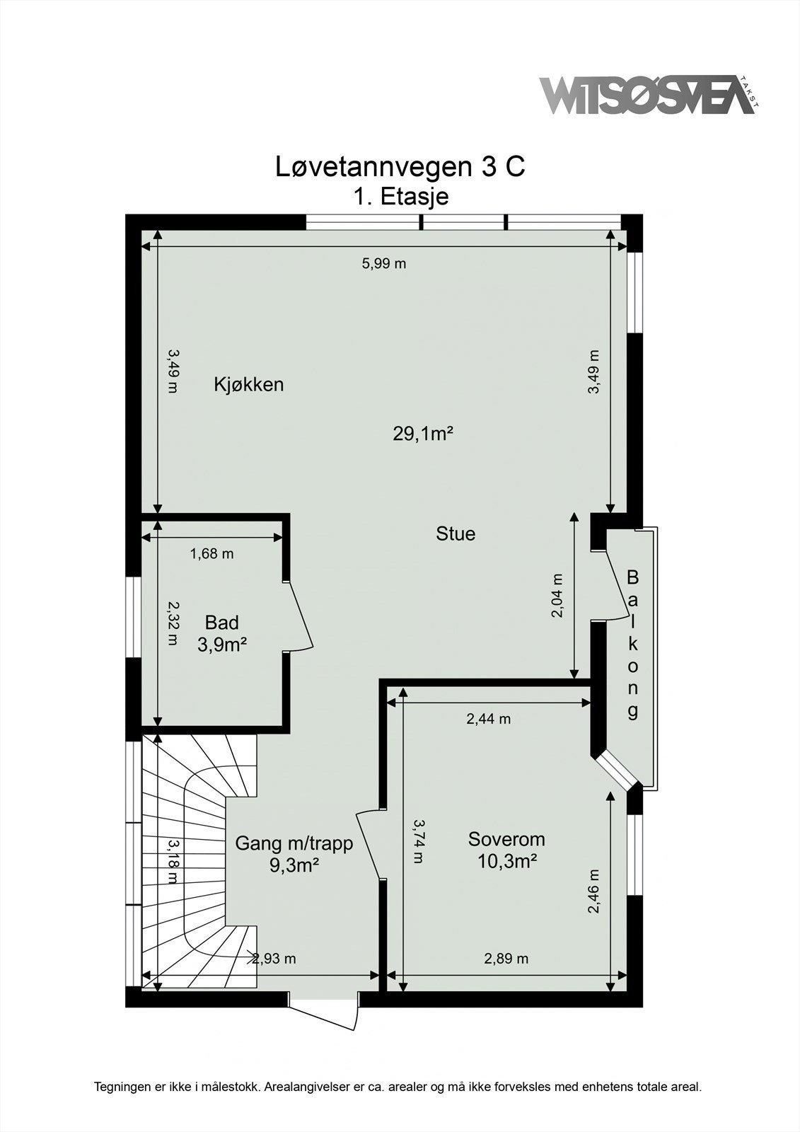 Planskisse Galleribilde