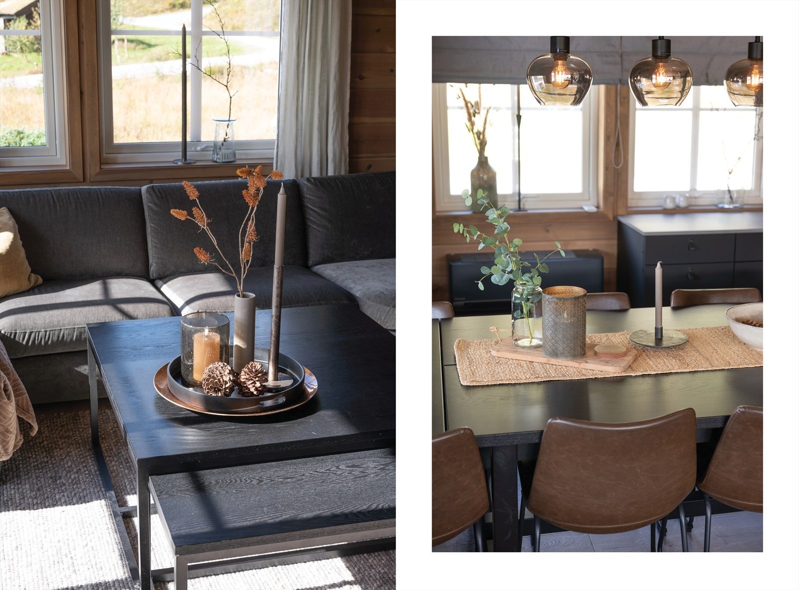 Naturlig plass for sittegruppe og spisestue Galleribilde