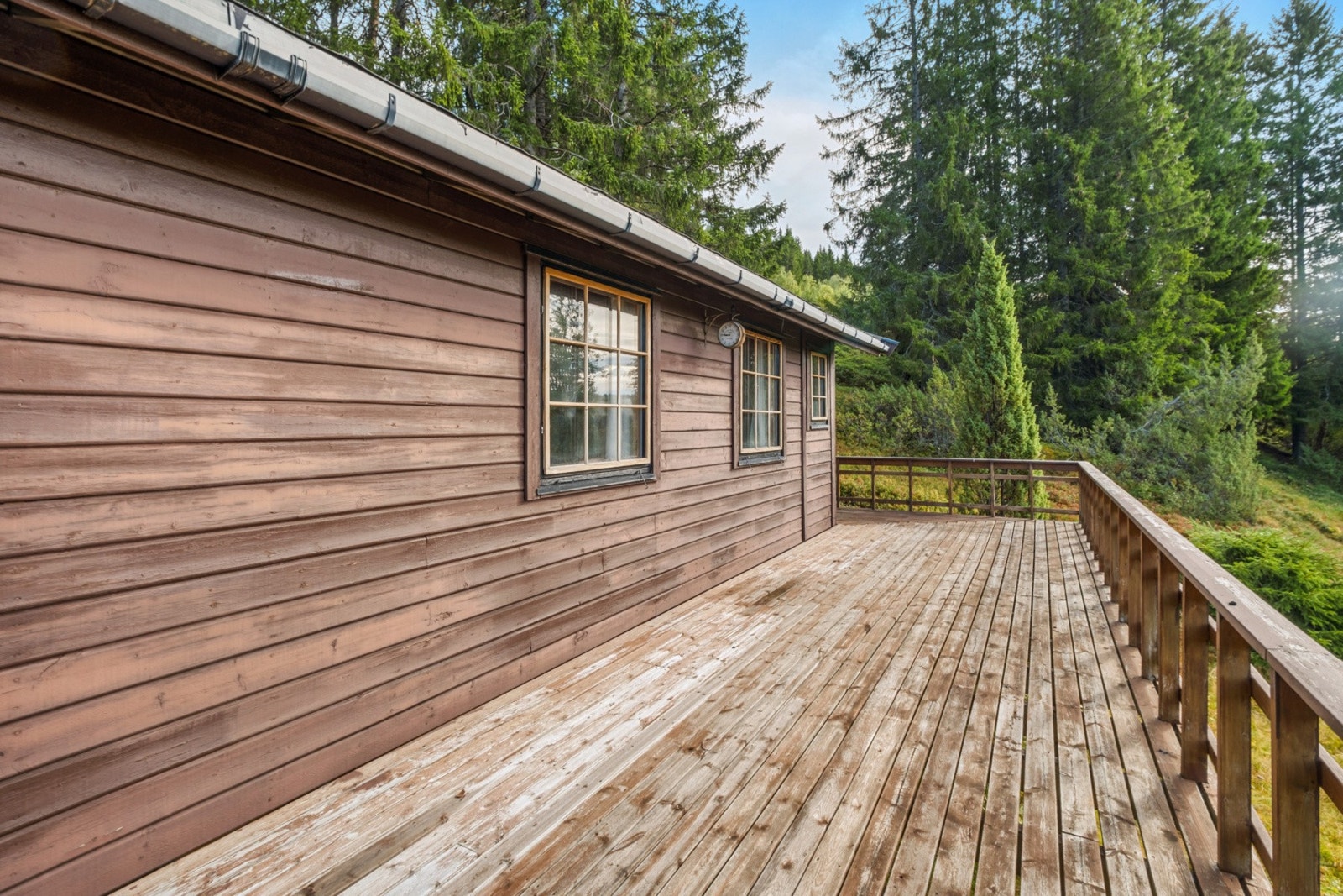 Gode muligheter for diverse utemøbler. Galleribilde