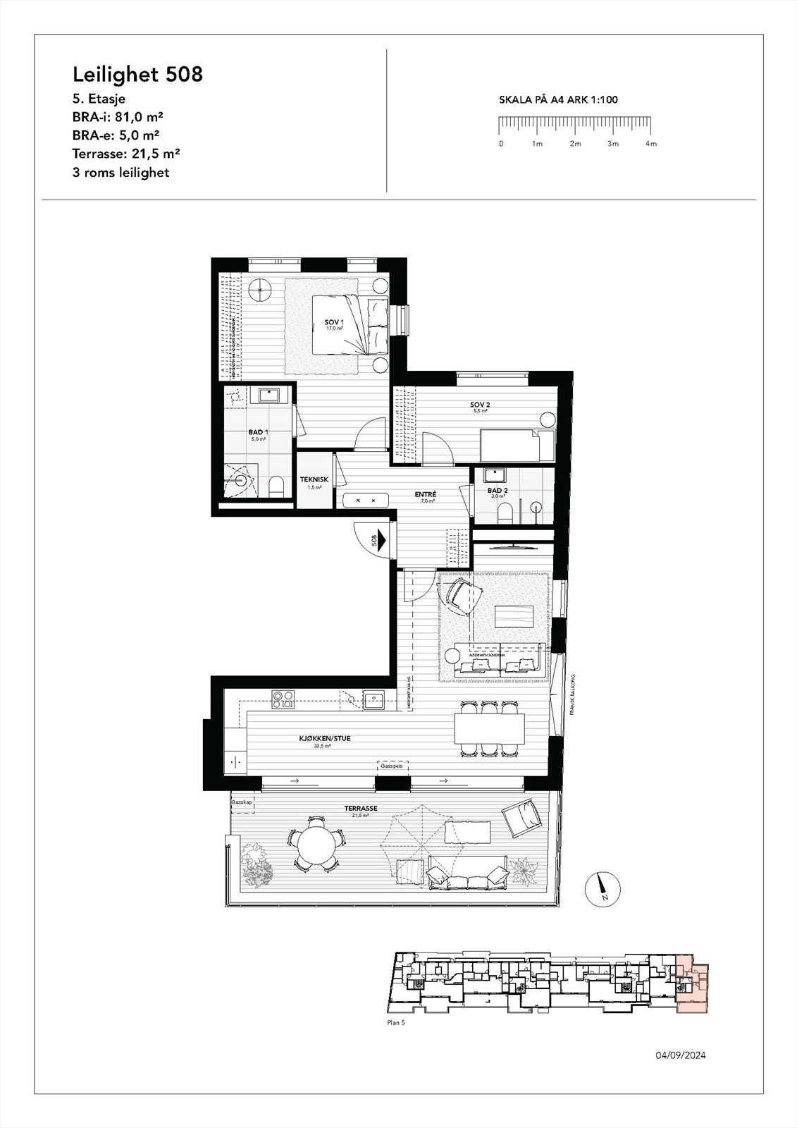Plantegning Galleribilde