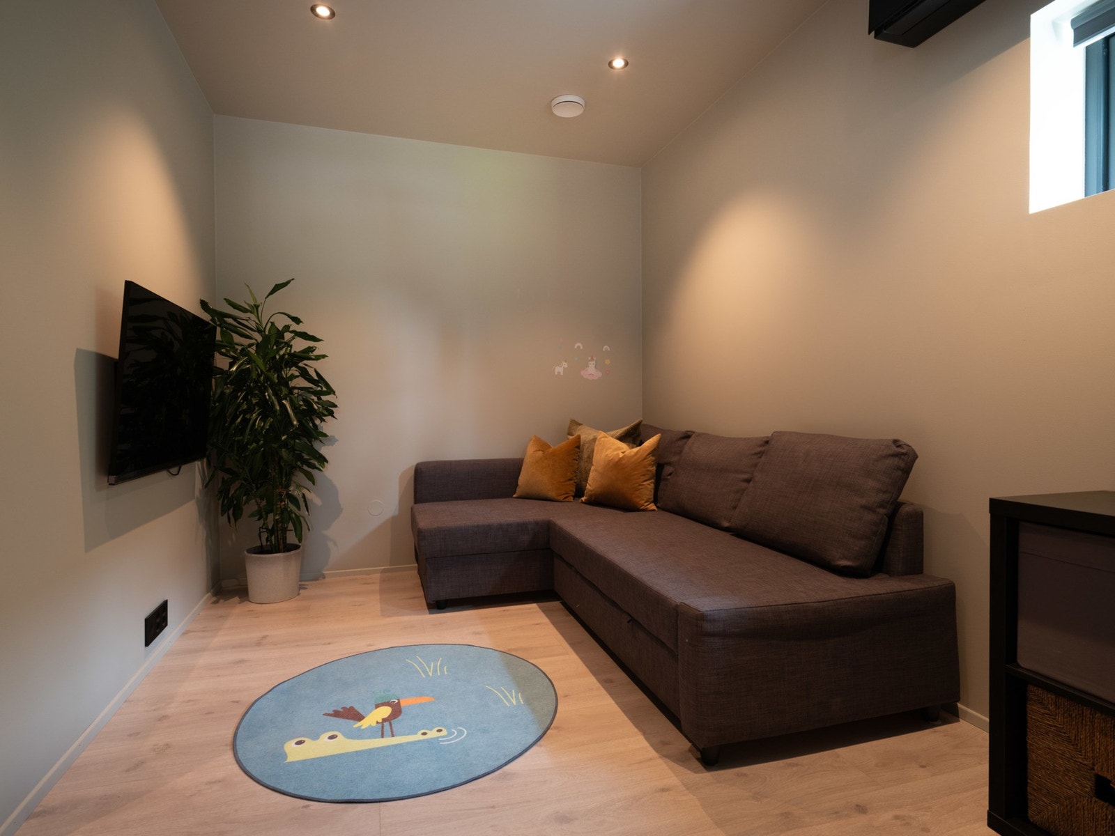 Tv-stuen er 11,5 kvm. Galleribilde